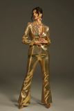 Long Sleeve Sequin Blazer Set