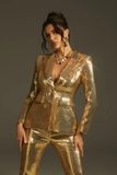 Long Sleeve Sequin Blazer Set