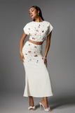 Seashell Pearl Skirt Set