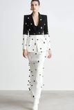 Long Sleeve Sequin Two Piece Midi Set