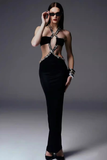 Vintage Diamonds Breasted Wrap Dress
