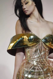 Majestic Golden Gown