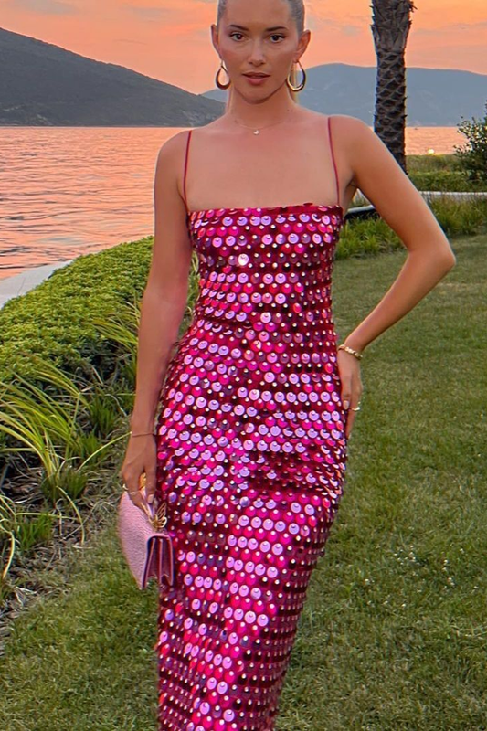 Sequin Phoenix Midi Dress