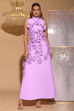 Pretty Flower Bouquet Long Dress