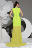 New Diamond Turtleneck Bodycon Long Dress