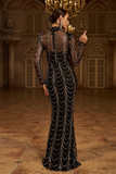 See-through Ripple Cocktail Dress