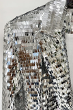 Mirror Sequin Blazer & Flared Pants Set