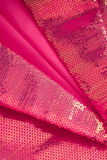 Long Sleeve Sequin Short Suit