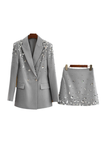 Embellished Wool Blazer