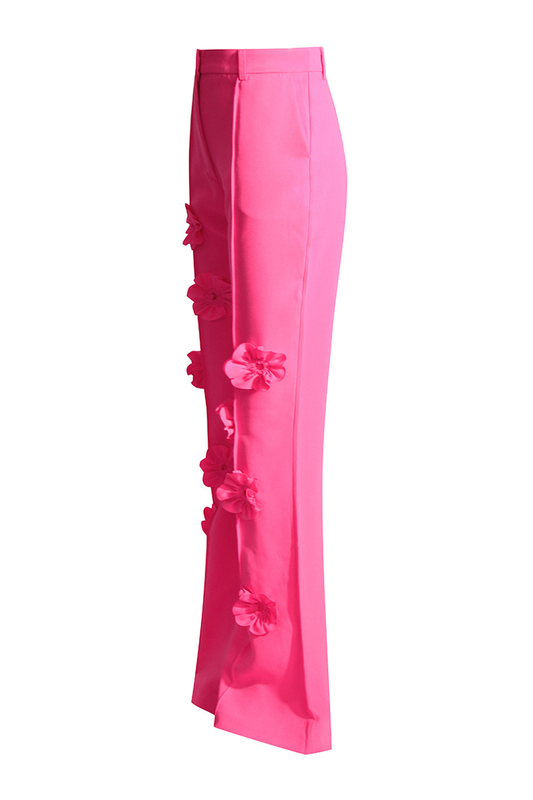 Floral Patchwork Pink Pant