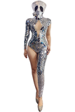 GOGO  Sequined Fish Scale Performance Set