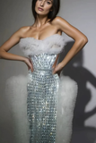 Strapless Rhinestone Tulle Set