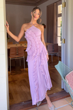 Halterneck Ruffle Tiered Maxi Dress