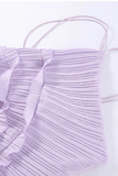 Halterneck Ruffle Tiered Maxi Dress
