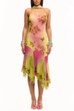 The Coral Gown Midi Dress