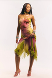 The Coral Gown Midi Dress