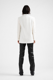 Oversized White Bats Jacket