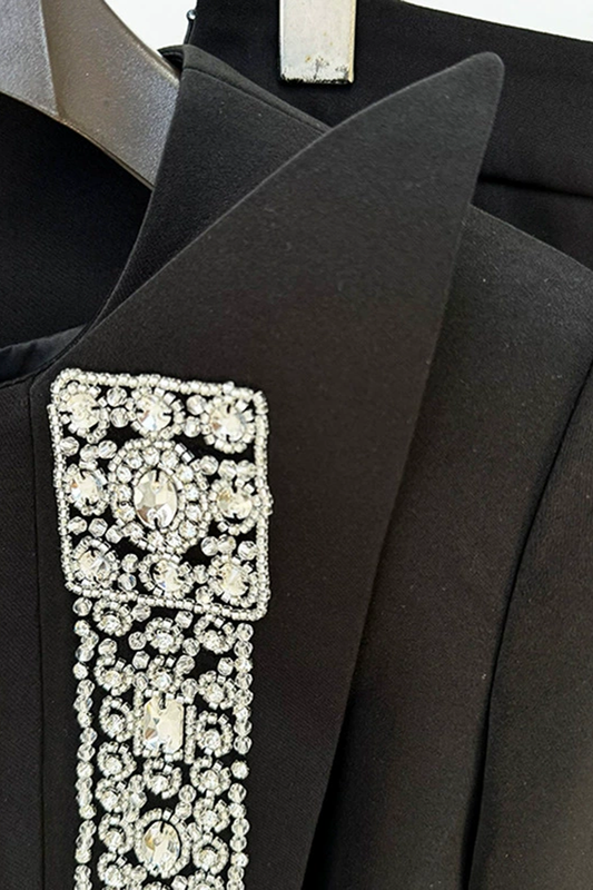 Black Sequined Set
