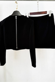 Black Sequined Set