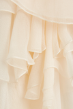 Ruffled Crop Top white