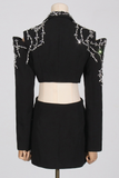 Embellished Beaded Luxury Blazer