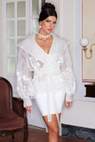 Embroidery Jacket - White