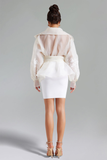 Embroidery Jacket - White