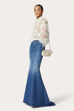 Embroidered Organza Shirt