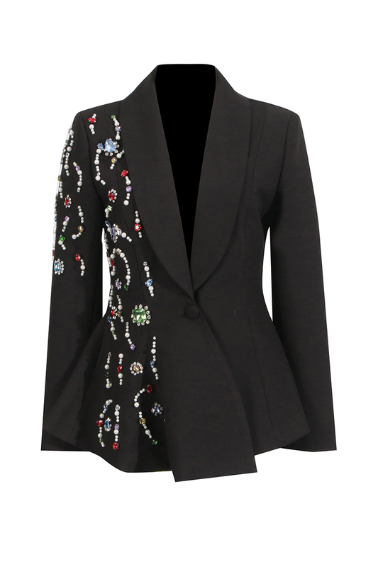Side Gem Black Suit