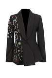 Side Gem Black Suit