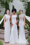 Stunner Sheath Symmetric Flap Sequin maxi Dress