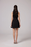 Black Embellished Mini Dress