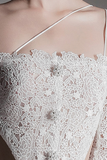 Flare Cut-Out Lace Mini Dress