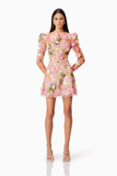 A-line Floral Mini Dress