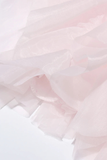 Tiered Ruffles Mesh Dress