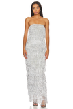 Off Shoulder Sequin Gown