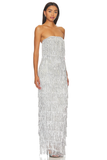 Off Shoulder Sequin Gown