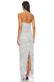 Off Shoulder Sequin Gown