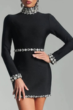 Diamond Black Mini Dress