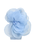 3D Voluminous Organza Floral Mini Dress
