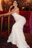 Floral Maxi Dress In White